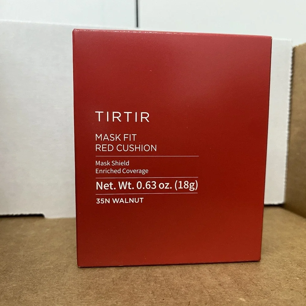 NEW‎ TIRTIR Mask Fit Red Cushion Foundation 35N Walnut .63 oz
